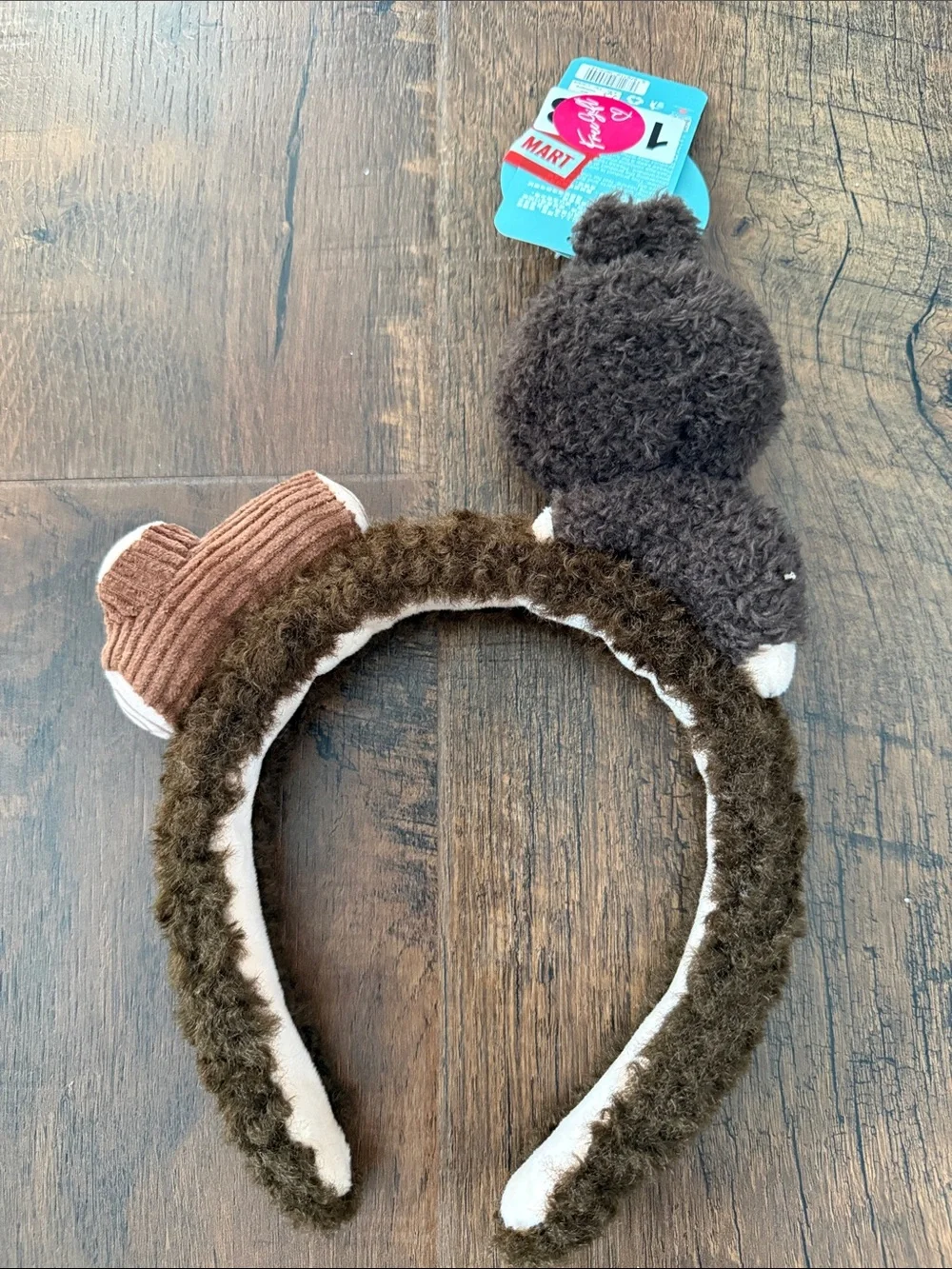 The Monsters Labubu Brown Plush Headband